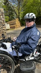Ralf auf dem Liegetrike