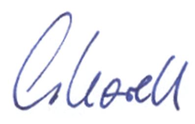 Unterschrift Carola Korell